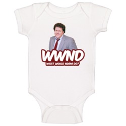 Wwnd What Would Norm Peterson Do Cheers Fan Baby One Piece Wwnd What Would Norm Peterson Do Cheers Fan Baby One Piece