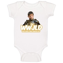 Wwjld What Would Jaime Lannister Do Game Of Thrones Fan Baby One Piece Wwjld What Would Jaime Lannister Do Game Of Thrones Fan Baby One Piece
