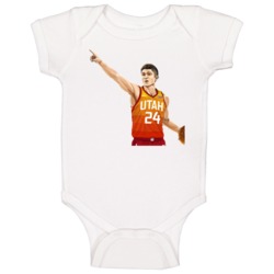 Grayson Allen Utah Basketball Graphic Fan Baby One Piece Grayson Allen Utah Basketball Graphic Fan Baby One Piece