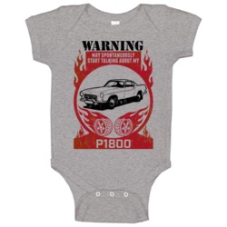 1961 Volvo P1800 Warning May Start Talking About My Car Worn Look Baby