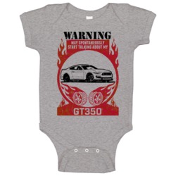 2016 Shelby Gt350 Warning May Start Talking About My Car Worn Look Bab