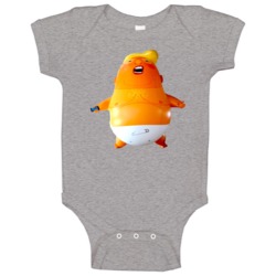 Donald Trump Baby Balloon Baby One Piece