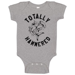 Totally Hammered Hammerhead Drunk Party Shark Week Fan Baby One Piece