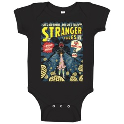 Stranger Things Comic Book Eleven Netflix Original Fan Baby One Piece Stranger Things Comic Book Eleven Netflix Original Fan Baby One Piece