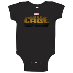 Luke Cage Logo Netflix Original Fan Baby One Piece Luke Cage Logo Netflix Original Fan Baby One Piece