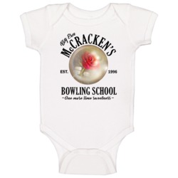 Big Ern Mccracken Bowling School Kingpin Retro 90s Movie Logo Fan Baby Big Ern Mccracken Bowling School Kingpin Retro 90s Movie Logo Fan Baby