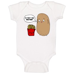 Is That You Brother Potato French Fries Cute Funny Kids Baby One Piece Is That You Brother Potato French Fries Cute Funny Kids Baby One Piece