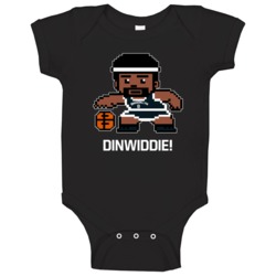 Spencer Dinwiddie Tecmo Player Brooklyn Basketball Fan Baby One Piece Spencer Dinwiddie Tecmo Player Brooklyn Basketball Fan Baby One Piece