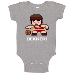 Sam Dekker Tecmo Player Cleveland Basketball Fan Baby One Piece