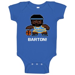 Will Barton Tecmo Player Denver Basketball Fan Baby One Piece