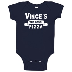 Vince's Pizza The Best Little Italy Movie Netflix Fan Baby One Piece Vince's Pizza The Best Little Italy Movie Netflix Fan Baby One Piece