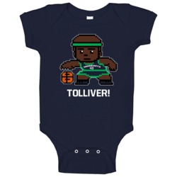 Anthony Tolliver Tecmo Player Minnesota Basketball Fan Baby One Piece