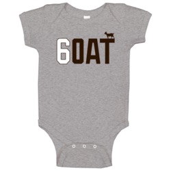 Baker Mayfield 6 Goat Cleveland Football Player Rookie Fan Baby One Pi Baker Mayfield 6 Goat Cleveland Football Player Rookie Fan Baby One Pi