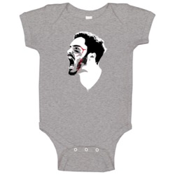 Nolan Arenado Bloody Face Colorado Baseball Baseman Art Baby One Piece Nolan Arenado Bloody Face Colorado Baseball Baseman Art Baby One Piece