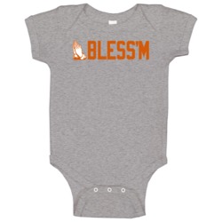 Bless'm Praying Hands Cleveland Jarvis Landry Football Player Fan Baby Bless'm Praying Hands Cleveland Jarvis Landry Football Player Fan Baby