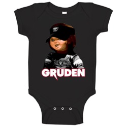 Jon Gruden Chucky Oakland Football Coach Funny Doll Mashup Baby One Pi Jon Gruden Chucky Oakland Football Coach Funny Doll Mashup Baby One Pi