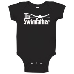 The Swimfather Godfather Funny Sports Parody Baby One Piece The Swimfather Godfather Funny Sports Parody Baby One Piece
