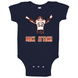 Khalil Mack Mack Attack Favorite Player Chicago Football Fan Baby One Khalil Mack Mack Attack Favorite Player Chicago Football Fan Baby One
