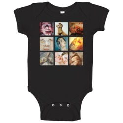 Jenny Saville Art Paintings Trendy Artsy Baby One Piece Jenny Saville Art Paintings Trendy Artsy Baby One Piece