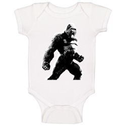 King Kong Spooky Halloween Baby One Piece King Kong Spooky Halloween Baby One Piece