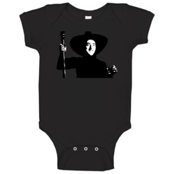 Wicked Witch Of The West Silhouette Spooky Halloween Baby One Piece Wicked Witch Of The West Silhouette Spooky Halloween Baby One Piece