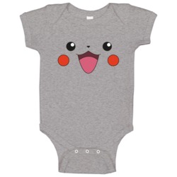 Pikachu Face Halloween Costume Baby One Piece Pikachu Face Halloween Costume Baby One Piece