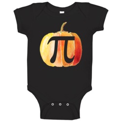 Pumpkin Pi Cute Halloween Baby One Piece Pumpkin Pi Cute Halloween Baby One Piece