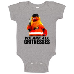 We Are All Gritnesses Gritty Mascot Fan Baby One Piece We Are All Gritnesses Gritty Mascot Fan Baby One Piece
