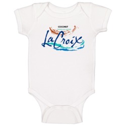 La Croix Coconut Sparkling Water Halloween Costume Baby One Piece La Croix Coconut Sparkling Water Halloween Costume Baby One Piece