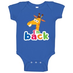 Geoffrey The Giraffe Toys R Us I'm Back Baby One Piece Geoffrey The Giraffe Toys R Us I'm Back Baby One Piece