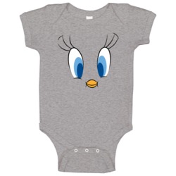 Tweety Bird Looney Tunes Full Face Halloween Baby One Piece Tweety Bird Looney Tunes Full Face Halloween Baby One Piece