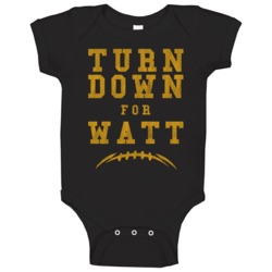 Turn Down For Watt Tj Fan Funny Baby One Piece Turn Down For Watt Tj Fan Funny Baby One Piece