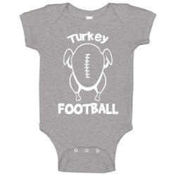 Turkey Football American Thanksgiving Baby One Piece Turkey Football American Thanksgiving Baby One Piece