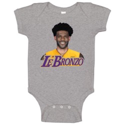 Lebronzo Los Angeles Basketball Funny Face Mash Baby One Piece Lebronzo Los Angeles Basketball Funny Face Mash Baby One Piece