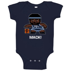 Shelvin Mack Tecmo Player Memphis Basketball Fan Baby One Piece