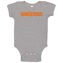 Dangerous 6 Baker Mayfield Cleveland Football Fan Baby One Piece Dangerous 6 Baker Mayfield Cleveland Football Fan Baby One Piece