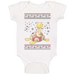 Shuckle Pokemon Ugly Christmas Sweater Baby One Piece Shuckle Pokemon Ugly Christmas Sweater Baby One Piece