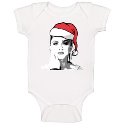 Madonna Santa Hat Christmas Baby One Piece Madonna Santa Hat Christmas Baby One Piece