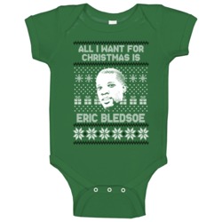 Eric Bledsoe All I Want For Christmas Milwaukee Basketball Fan Ugly Ch