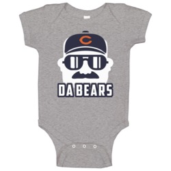 Da Bears Mike Ditka Funny Cartoon Baby One Piece Da Bears Mike Ditka Funny Cartoon Baby One Piece