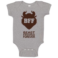 Wreck It Ralph Belle Bff Beast Friends Forever Baby One Piece Wreck It Ralph Belle Bff Beast Friends Forever Baby One Piece