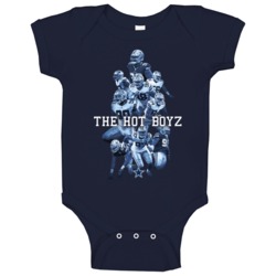 Hot Boyz Dallas Defence Hot Boys Lineman Baby One Piece Hot Boyz Dallas Defence Hot Boys Lineman Baby One Piece