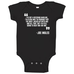 Joe Ingles Receding Hairline Funny Quote Baby One Piece Joe Ingles Receding Hairline Funny Quote Baby One Piece