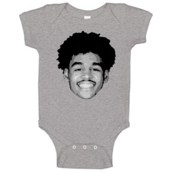 Jordan Poole Starting Five College Basketball Baby One Piece