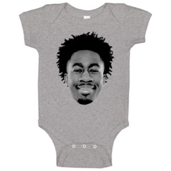 Jordan Bowden Starting Five College Basketball Baby One Piece