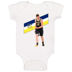John Teske 15 Favorite Player Michigan Basketball Fan Baby One Piece