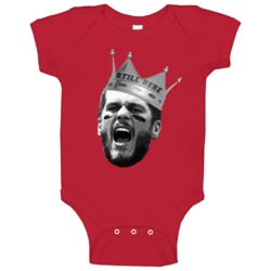 Tom Brady Still Here King Of Football Crown Baby One Piece Tom Brady Still Here King Of Football Crown Baby One Piece