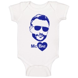 Mc Bae Veronika Mcvey Sean Football Fan Baby One Piece Mc Bae Veronika Mcvey Sean Football Fan Baby One Piece