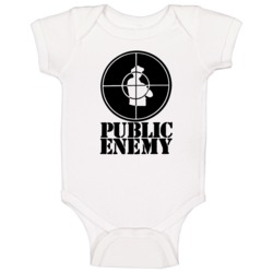 Public Enemy Popular 80s 90s Hip Hop Group Music Lovers Baby One Piece Public Enemy Popular 80s 90s Hip Hop Group Music Lovers Baby One Piece