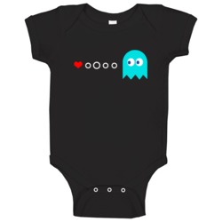 Valentine Pacman Ghost Inky Love Cute Couples Valentines Day Baby One Valentine Pacman Ghost Inky Love Cute Couples Valentines Day Baby One